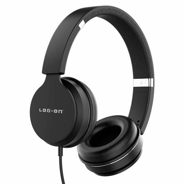 LOG ON HEAR ON 5 HEADPHONE HEADSET BANDO EARPHONE SPORTY