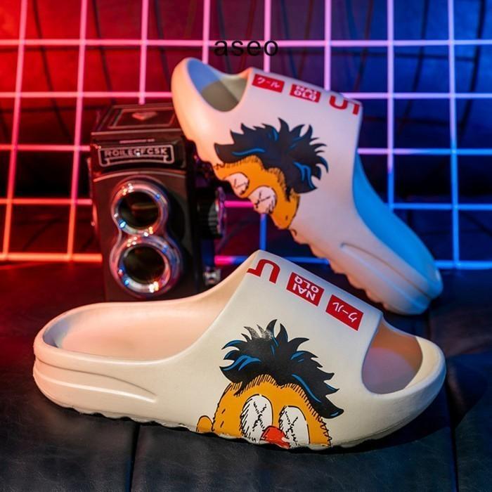 Aseo Sandal Yeezy Slide PREMIUM ELMO KAWS X KARAKTER H154