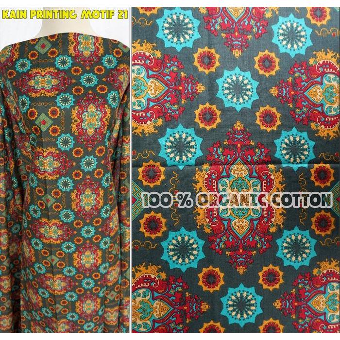 Kain Printing - Kain Batik Motif 21 (per 1 meter)