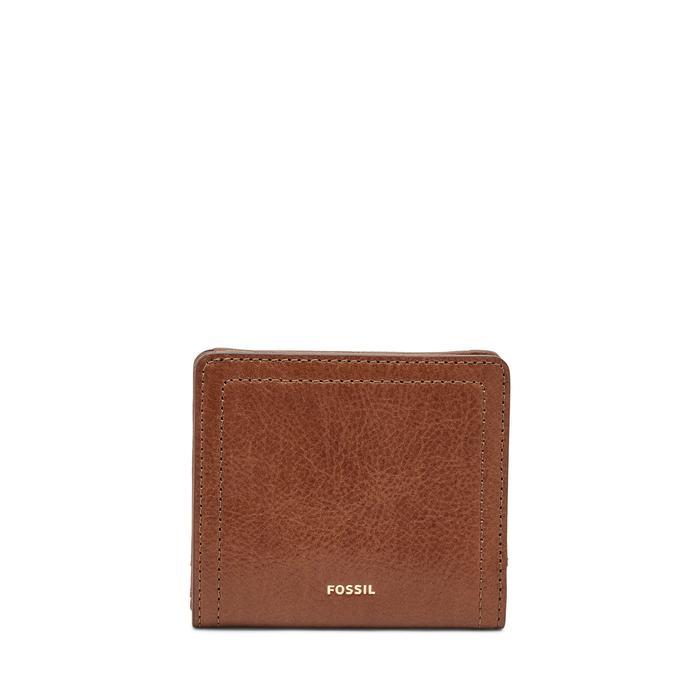 Fossil Logan Small RFID Bifold Brown - SL7829-200 - Dompet Wanita