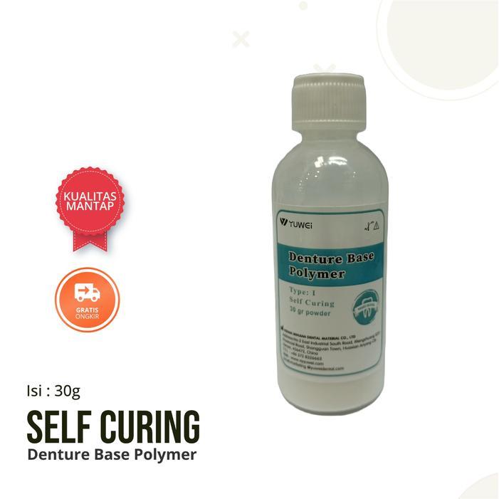 Sale Acrylic Powder Cold Self Curing Warna Gigi Bahan Gigi Palsu