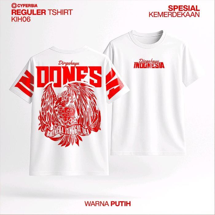 Cyfersia Kaos 17 Agustus Desain Garuda Pancasila Bhinneka Tunggal Ika Kih06