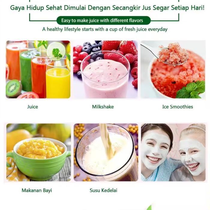 MINI PORTABLE JUICER CUP 300 ML BLENDER JUS BUAH USB