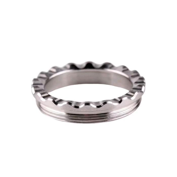 JUAL Bezel Stainless Steel Untuk Senter Convoy S21B, S21E