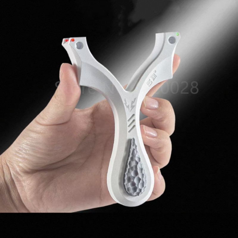 Powerful White Resin Shooting Aiming Slingshot Outdoor Hunting Slingshot Professional Slingshot