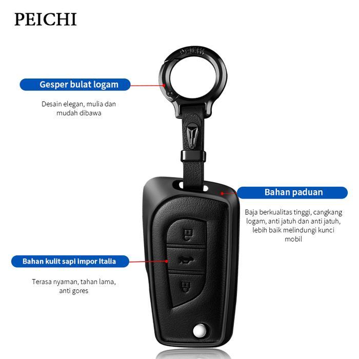 PEICHI Cover Kunci Mobil For Toyota Innova Reborn