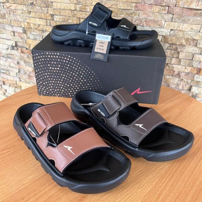 Sandal Ando Gemoy, Humble, Gentle, Patriot, TOP 02 Pria Selop Karet Original Casual 38-43