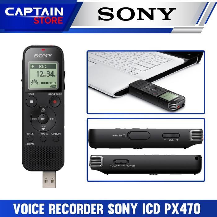 VOICE RECORDER SONY ICD PX470 - Perekam Suara