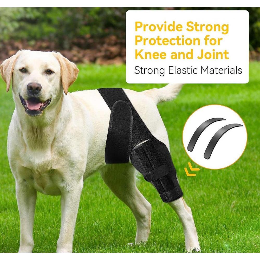 Pet Knee Pads Dog Knee Brace For Joint Injury Recovering From Surgery Adjustable Pets Leg Injurie