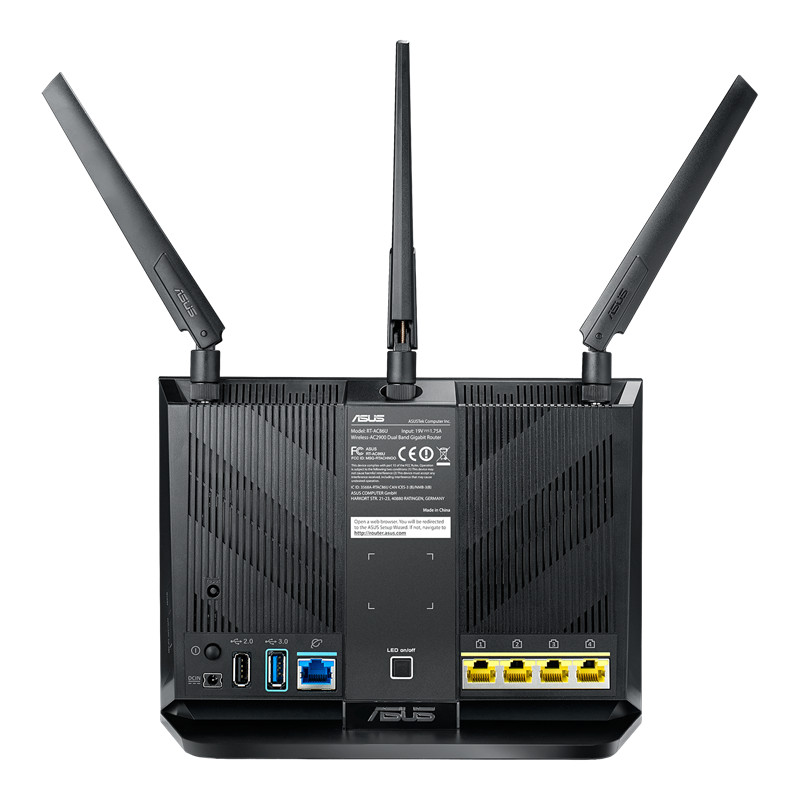 . Asus Rt-Ac86U Ac2900 2900Mbps Dual-Band Wi-Fi Gaming Router With -