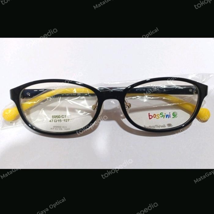 DISKON Kacamata Anak gininal Bossini 6050 C1 Ringan Lentur READY STOCK