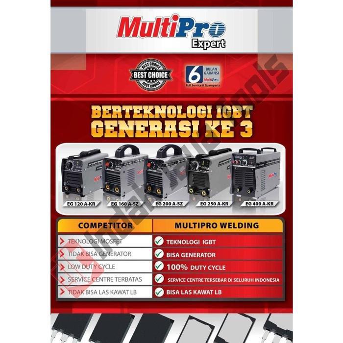 Multipro Eg 200 A Sz Mesin Las Listrik 200A Inverter Travo Las