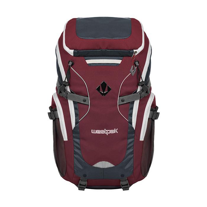 Westpak 63270 Ransel Tas Ransel Pria Semi Hiking dengan Kompartemen Laptop 15 Inci dan Rain Cover, W