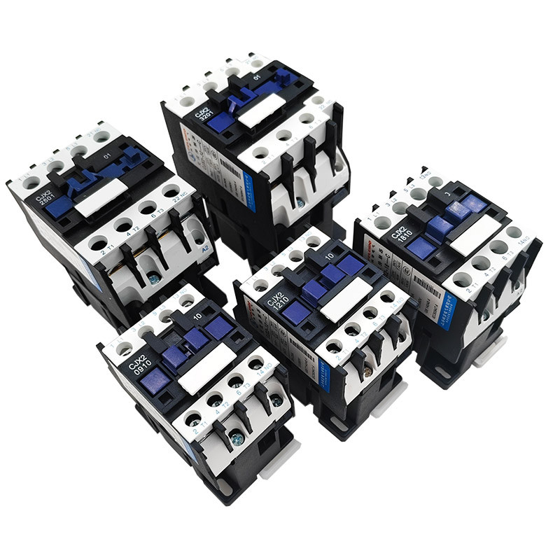Best Price AC 220V contactor CJX2-2510 CJX2-3210 24VAC 1 phase 25A 32A contact 380VAC 3 phase CJX2-0