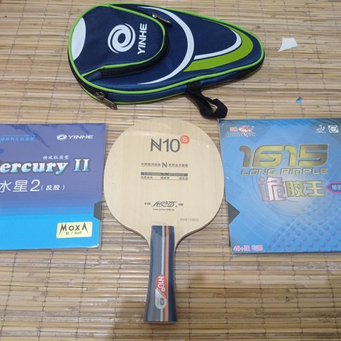 Paket Bet Rakit Tenis Meja Pingpong Bintik Pemula