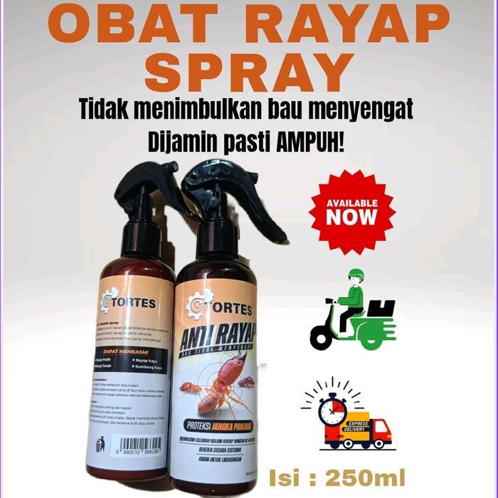 ` TORTES TERMITE SPRAY OBAT RAYAP AMPUH MEMBUNUH RATU RAYAP SERTA KOLONI RAYAP