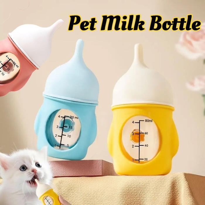 Botol Dot Hewan Peliharaan Silikon / Botol Susu Anjing Kucing Dot Anak Kucing Anjing Musang Kelinci