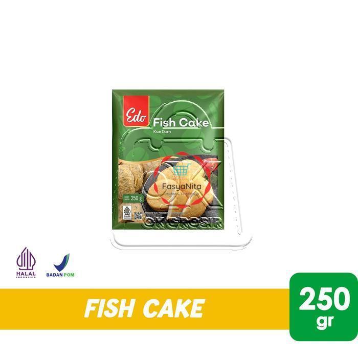 READY STOCK Fish Cake Edo Kue Ikan Bulat Frozen Seafood 250gr (KHUSUS INSTANT)- Anita Online Fresh