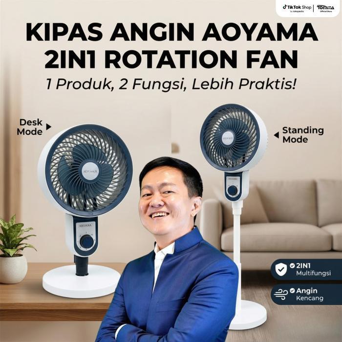 "New" ( EKSKLUSIF ) KING KEVIN / KIPAS AOYAMA / UK 9 INCH / KIPAS MODERN / KIPAS AOY / BISA COD /
