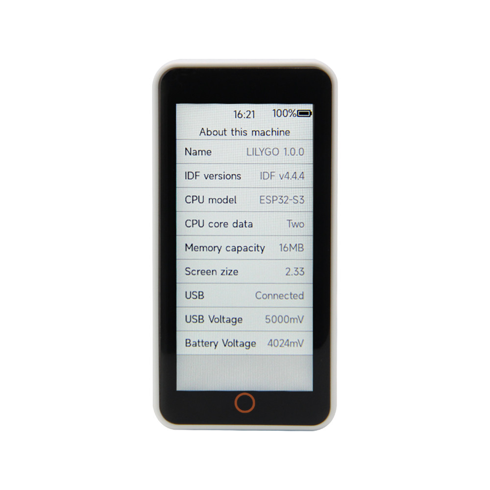 . Lilygo T-Display-S3-Pro Esp32-S3 Touch Display 2.33-Inch Lcd -