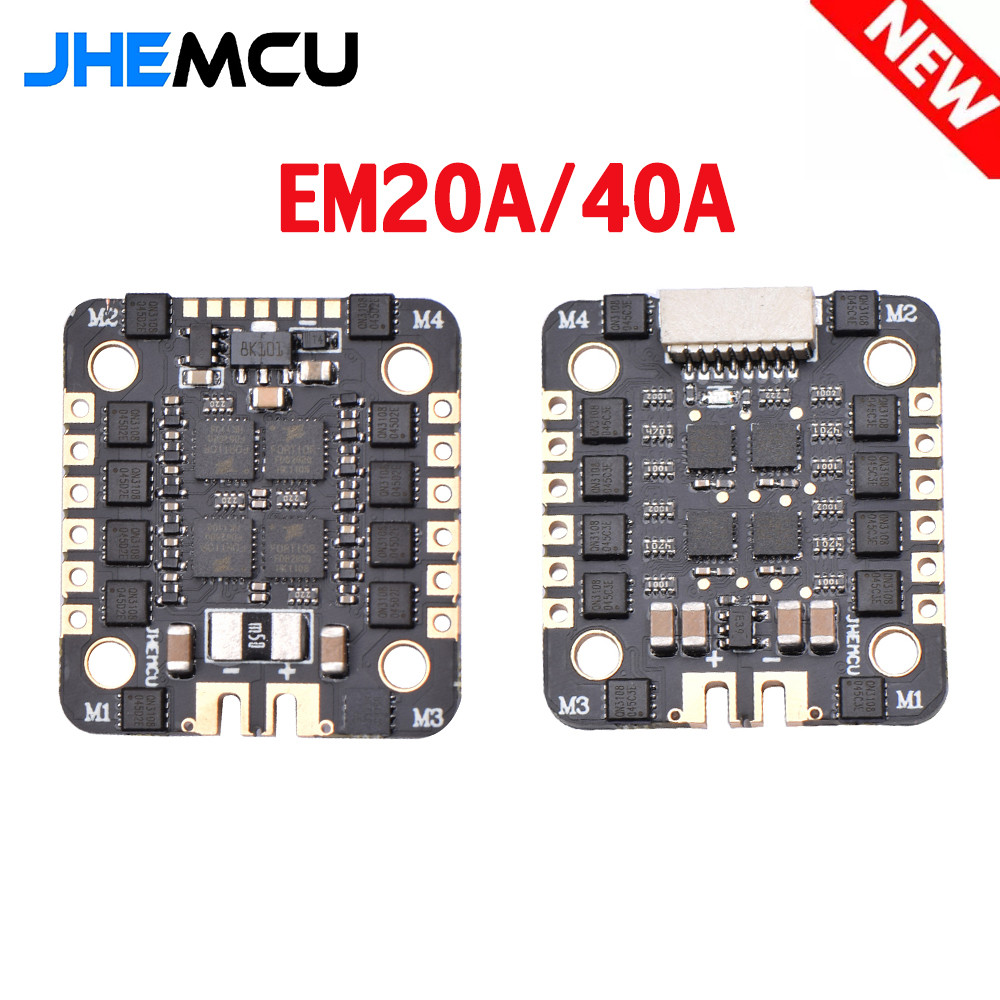 . Em20 Em40A 20A/40A Blheli_S 2-6S 4In1 Dshot600 Brushless Esc For Rc -