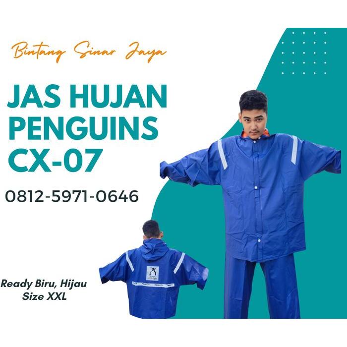 JAS HUJAN (JAKET CELANA) PINGUIN CX 7 SIZE XXL