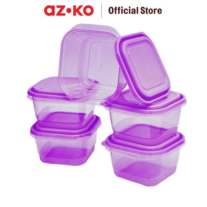 KRIS 1 LTR SET 5 PCS MILLY WADAH MAKANAN - UNGU LAVENDER