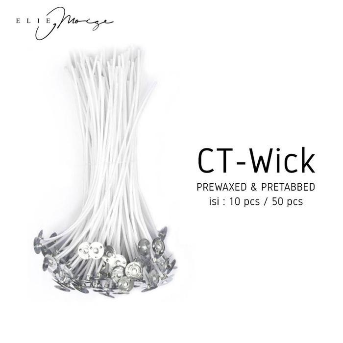CT-Wick Sumbu lilin Katun Prewaxed dan pretabbed / Sumbu Lilin Katun