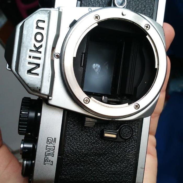 nikon fm2 silver + lensa murah