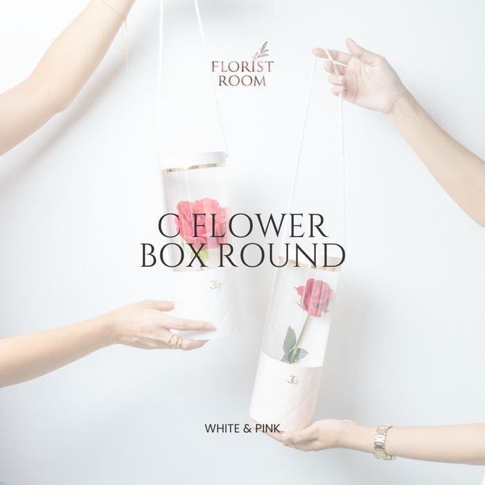 C Flower Box Round - Box Bunga