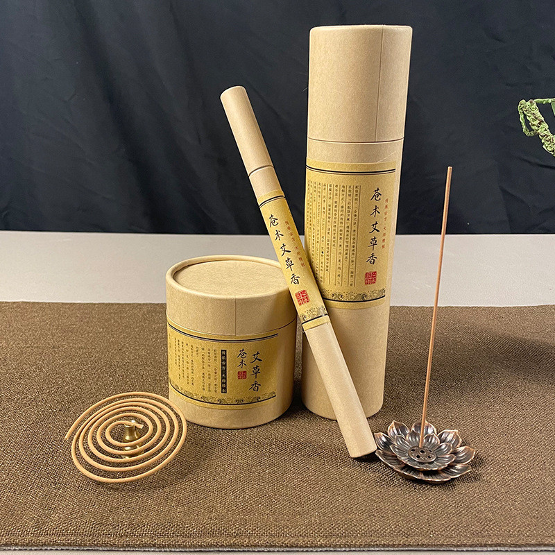 Natural Stick Incense Mugwort Incense Sticks Lying Indoor Home Sedative Incense Indoor Ceremony
