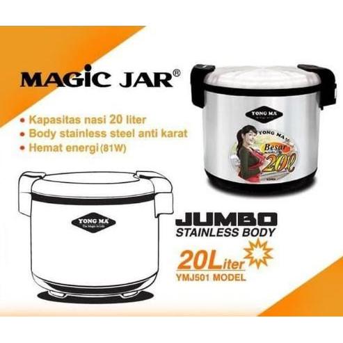 Yongma Smj 5019 Magic Jar Penghangat Nasi Jumbo / Smj5019 20 Liter