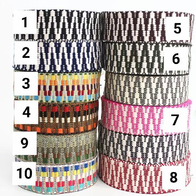 Webbing 3.8 tenun katun (meter)
