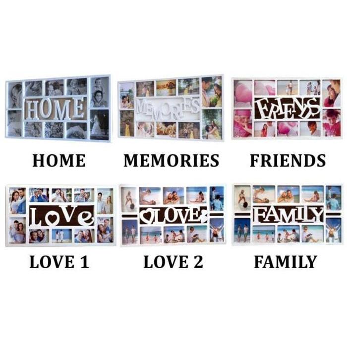 GC1017 Square Frame Bingkai Foto Besar Pigura Dinding Family Photo