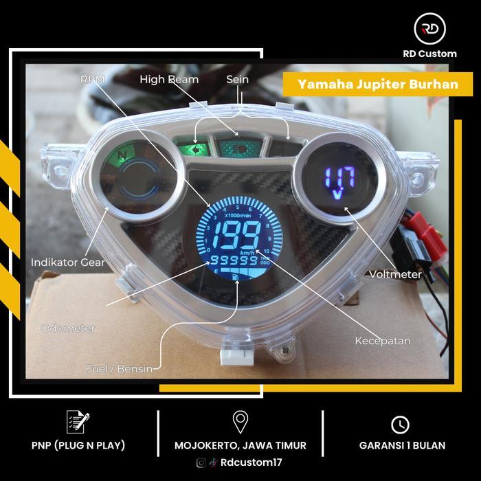 Speedometer Digital Jupiter Z Burhan PNP