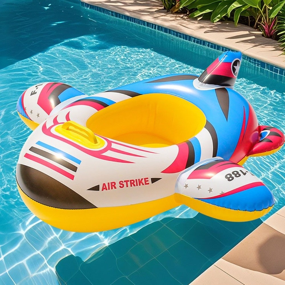 Aircraft Shape Baby Swim Ring Inflatable Circle Seat Swimming Circle Tube Design Floating Baby