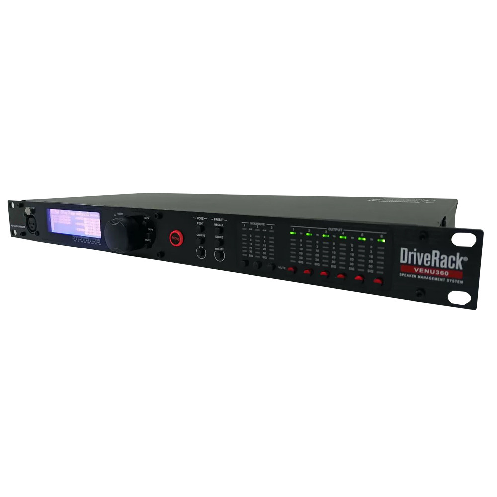 " Pa2 Venu360 Professional Digital Audio Feedback Suppressor Crossover "
