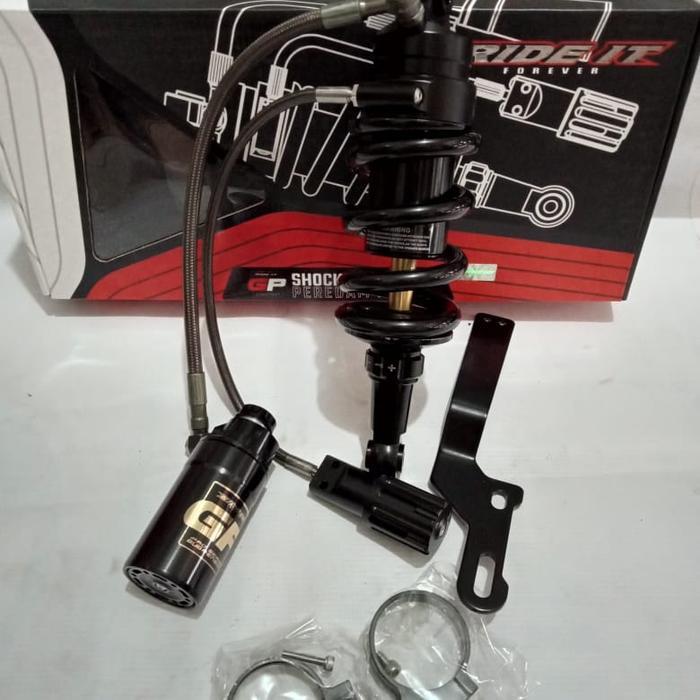 Shochbreaker Monoshock Ride it Gp 104 Gold series Satria fu 3 klik Motorcycle - Hitam, GP 104 fU uk 