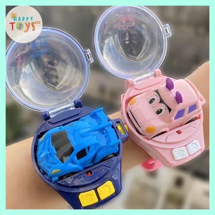 HAPPYTOYS.888 Mobil RC Jam Tangan / Remote Control Jam Tangan / Mini Cartoon Mobil Remote Control