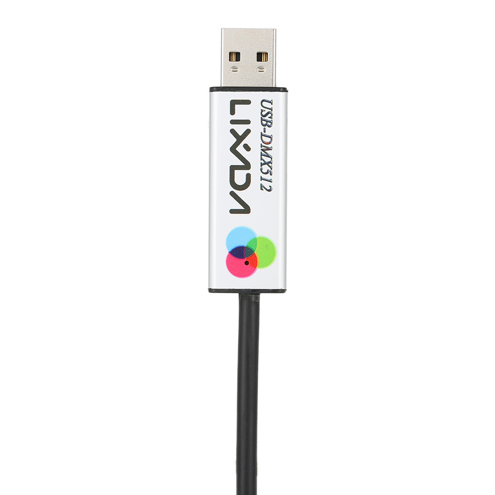 . Usb To Dmx Interface Adapter Led Dmx512 Computer Pc Stage Lighting -