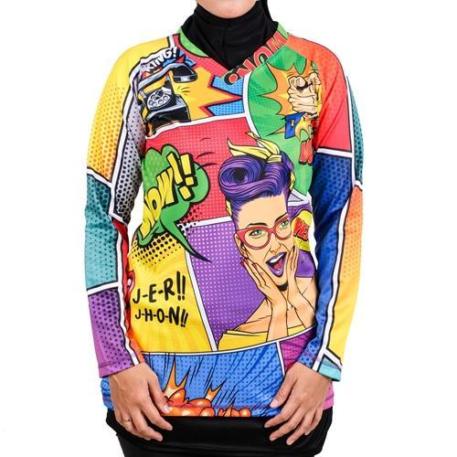 Jersey Sepeda Jersey Gowes Wanita Slimfit Wow