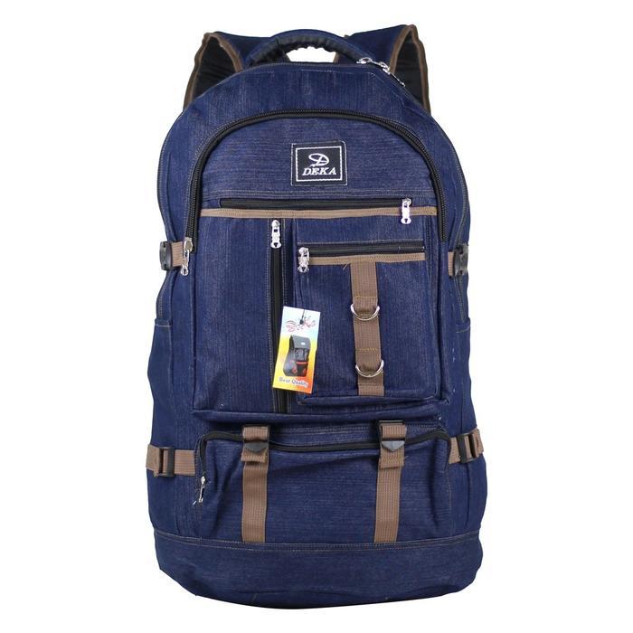 Tas Gunung Jumbo Bahan Kanvas Tebal Tas Ransel Travel Wanita Mudik Pria Tbk