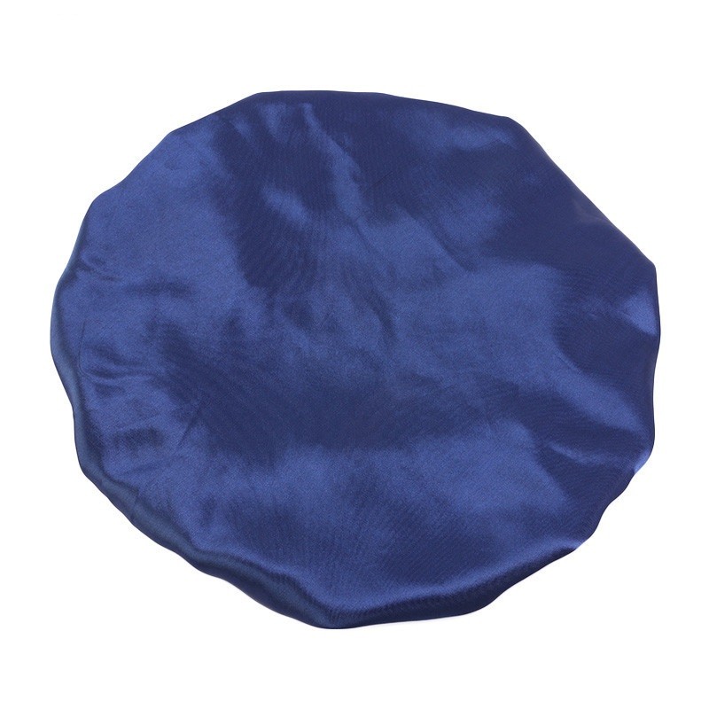 2021 Hot Sale Soft Shower Cap Double Sided Layer Satin Silk Lined Night Cap For Women