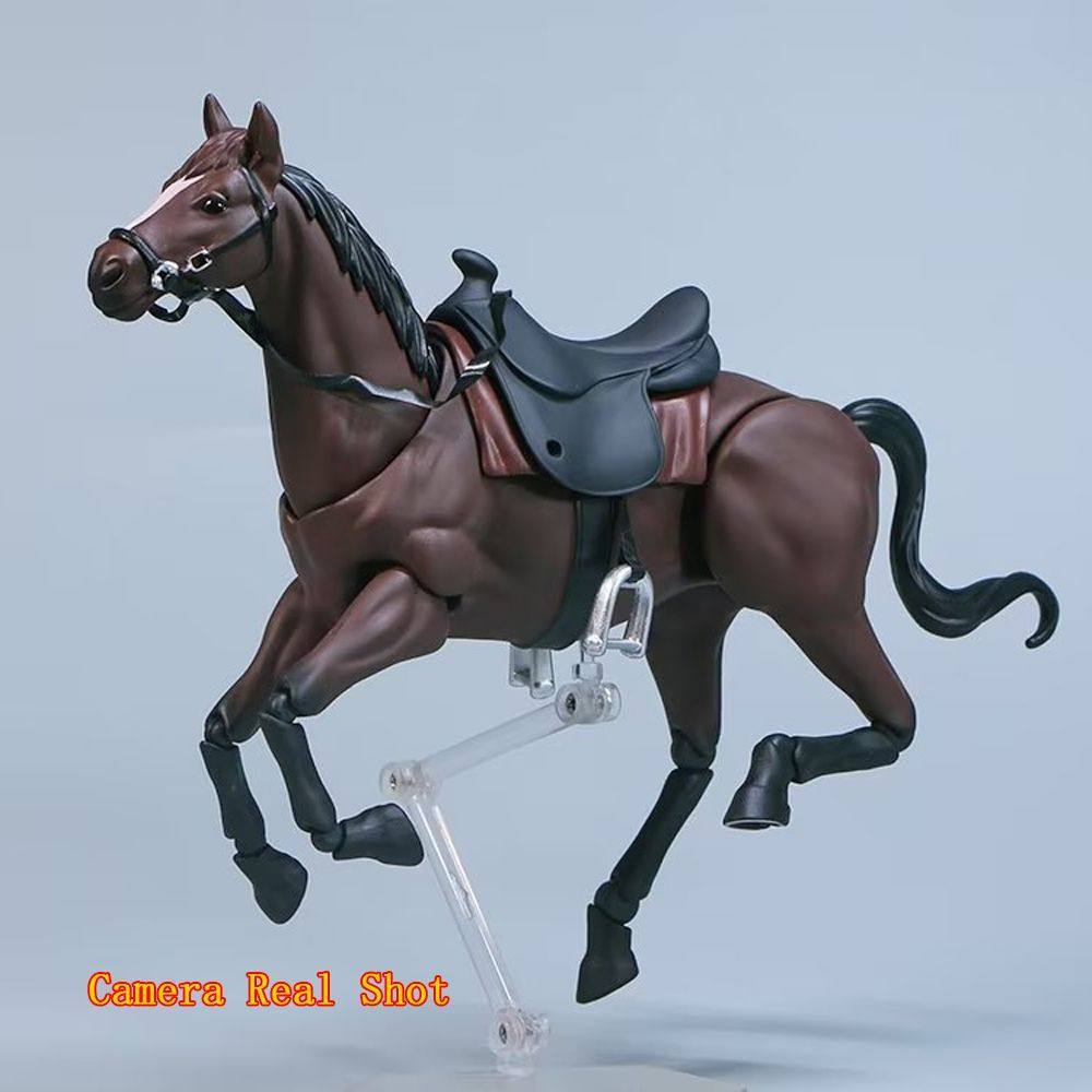Horse Action Figure 1/12 Cosplay Scale Articulated Figma490 Brown Horse Decoration Figure Anime