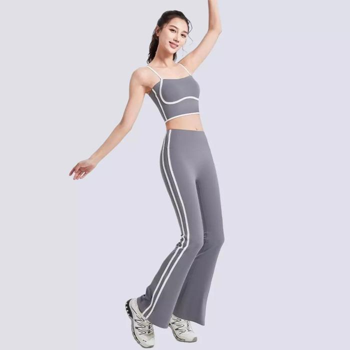 SPORT.STUDIO SET Olahraga Wanita Sport Bra + Lengging Cutbray Piltaes Yoga - 1251