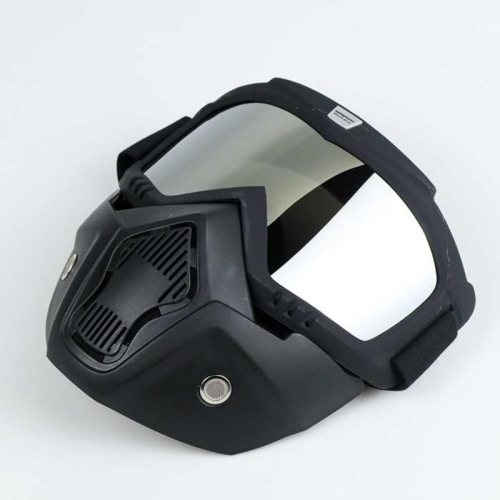 Terlaris Kacamata Google Masker Helm Retro Googles Mask - Pilih Warna Best Quality