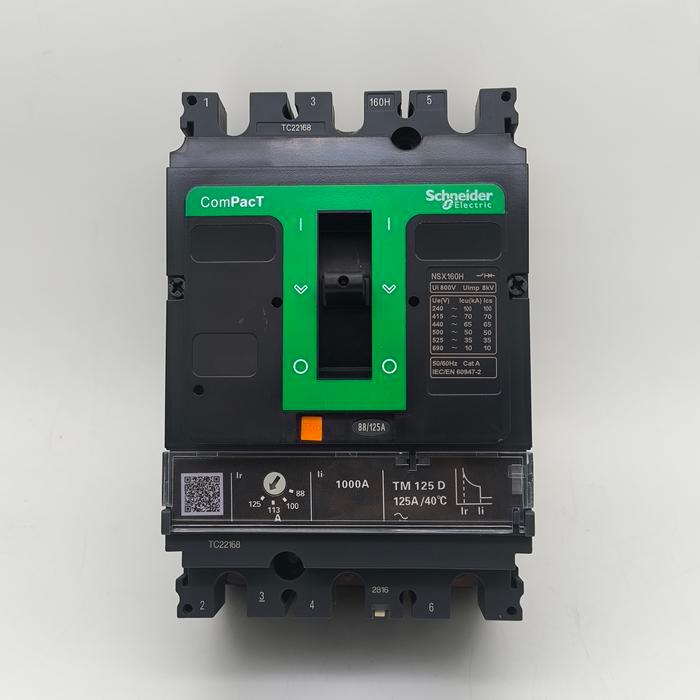 Mccb Breaker Nsx160H 3P 125A Nsx 160 H 3P 125A Tm125D Baru