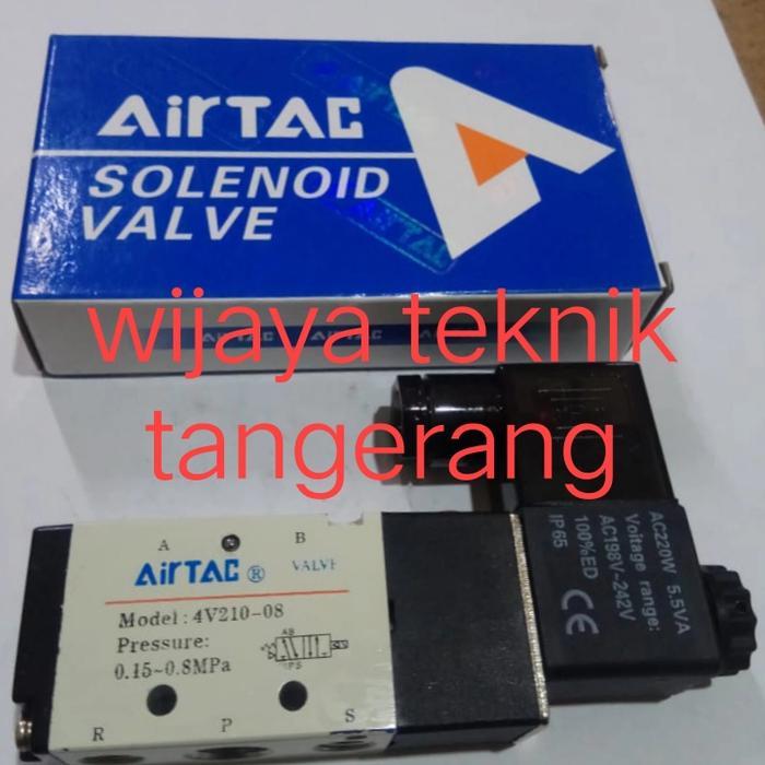 PNEUMATIC SOLENOID VALVE 4V210 08 AIRTAC READY