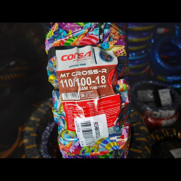 Ban Motor Trail Corsa MT Cross-R 110/100 ring 18 ban luar belakang TT