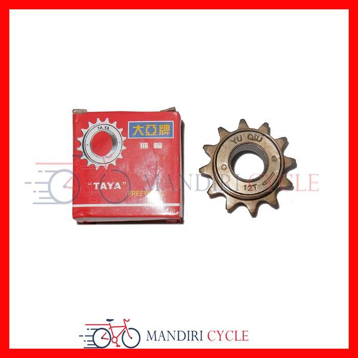 Freewheel 12T Ulir TAYA Gigi Belakang Single Speed Gear Sepeda BMX *